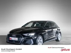 Schwarz Gebraucht 2023 Audi A3 Sportback S-Line Limousine | 28.420 € (Guter Preis)