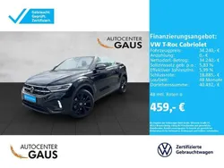 Schwarz Gebraucht 2024 VW T-Roc Cabriolet R-line Cabrio | 34.240 € (Fairer Preis)