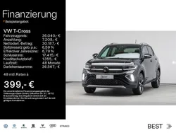 Schwarz Gebraucht 2022 VW T-Cross R-line SUV | 36.040 €