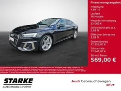 Schwarz Gebraucht 2020 Audi A5 Sportback S-Line Coupé | 33.940 € (Etwas zu teuer)