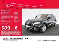Mythosschwarz metallic Gebraucht 2023 Audi Q5 Ambiente SUV | 48.495 € (Fairer Preis)