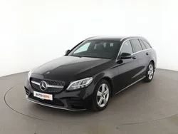 Schwarz Gebraucht 2018 Mercedes C220 AMG line Kombi | 27.190 € (Etwas zu teuer)