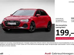 Rot Gebraucht 2024 Audi A3 Sportback S-Line Limousine | 34.198 € (Fairer Preis)