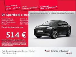 Schwarz Gebraucht 2024 Audi Q4 Sportback e-tron S-Line SUV | 53.931 € (Etwas zu teuer)