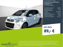 Lipizanweiss Gebraucht 2021 Citroën C1 Shine Kleinwagen | 11.480 € (Fairer Preis)