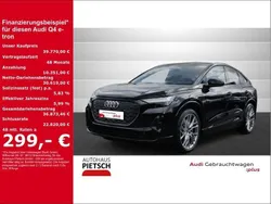 Schwarz Gebraucht 2022 Audi Q4 Sportback e-tron S-Line SUV | 39.770 € (Guter Preis)