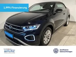 Schwarz Gebraucht 2023 VW T-Roc Cabriolet Style Cabrio | 31.480 € (Fairer Preis)