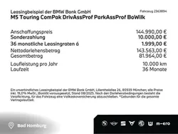 Sophistograu brillanteffekt me (grau) Neu 2025 BMW M5 Competition Edition Kombi | 144.990 € (Guter Preis)