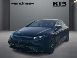 Obsidianschwarz metalliclack Gebraucht 2022 Mercedes EQS450+ AMG line Limousine | 52.299 €
