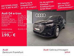 Mythosschwarz metallic Gebraucht 2022 Audi Q4 e-tron Basis SUV | 23.750 € (Guter Preis)