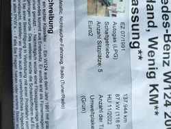 Gebraucht 1991 Mercedes E200 Limousine | 5.555 €