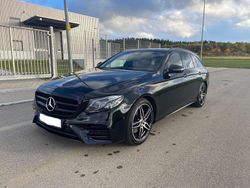 Schwarz Gebraucht 2017 Mercedes E220 AMG line Kombi | 20.500 € (Fairer Preis)
