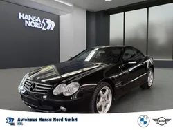 Schwarz / obsidianschwarz (metallic) Gebraucht 2004 Mercedes SL500 AMG Cabrio | 20.222 € (Fairer Preis)
