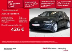 A2 brillantschwarz Gebraucht 2025 Audi A3 Sportback Limousine | 33.321 € (Superpreis)