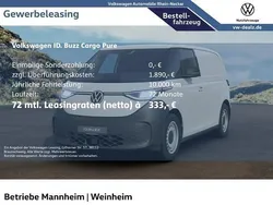 Weiß (candyweiß) Neu 2025 VW ID. Buzz Pure Van | 50.836 € (Fairer Preis)