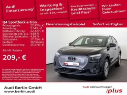 Mythosschwarz metallic Gebraucht 2023 Audi Q4 e-tron SUV | 27.870 € (Guter Preis)