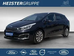 Schwarz (aurora black pearl) Gebraucht 2018 Kia Ceed Sportswagon Spirit Kombi | 9.890 € (Fairer Preis)