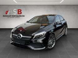 Schwarz Gebraucht 2016 Mercedes A200 AMG line Limousine | 18.999 € (Fairer Preis)