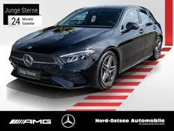 Metalliclack kosmosschwarz Gebraucht 2023 Mercedes A180 AMG Limousine | 29.290 € (Guter Preis)