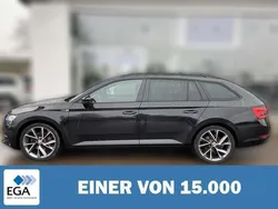 Schwarz metallic Gebraucht 2021 Skoda Superb SportLine Kombi | 29.560 € (Fairer Preis)