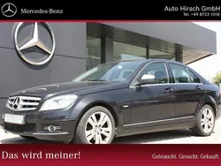 Obsidianschwarzmet. Gebraucht 2008 Mercedes C230 Avantgarde Limousine | 6.950 € (Guter Preis)