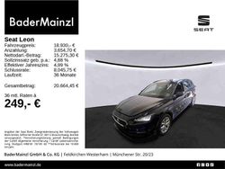 Midnight schwarz metallic (metallic) Gebraucht 2021 Seat Leon ST Style Kombi | 18.930 € (Fairer Preis)