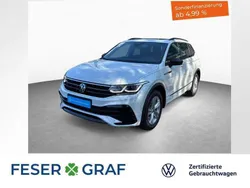 Oryxweiß perlmutteffekt Gebraucht 2024 VW Tiguan Allspace R-line SUV | 44.880 € (Fairer Preis)