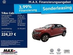 Kings red metallic Gebraucht 2025 VW T-Roc Cabriolet Goal Cabrio | 32.979 € (Guter Preis)