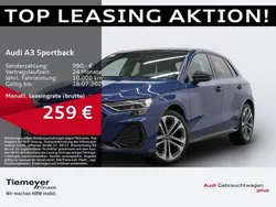 Blau Gebraucht 2024 Audi A3 Sportback S-Line Limousine | 37.850 € (Fairer Preis)