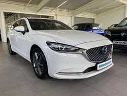 Rhodium white Gebraucht 2024 Mazda 6 Takumi-Line Kombi | 31.800 € (Fairer Preis)