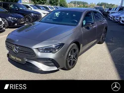 Metalliclack mountaingrau Gebraucht 2024 Mercedes CLA250e Shooting Brake AMG Kombi | 35.250 € (Fairer Preis)