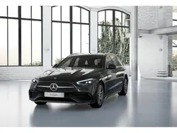 Metalliclack graphitgrau Gebraucht 2024 Mercedes C220 AMG Kombi | 42.989 € (Fairer Preis)
