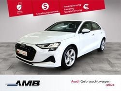 Weiß (gletscherweiß metallic) Gebraucht 2025 Audi A3 Sportback Advanced Plus Kleinwagen | 28.271 € (Superpreis)