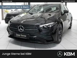 Unilack nachtschwarz Gebraucht 2024 Mercedes A180 AMG Limousine | 35.430 € (Etwas zu teuer)