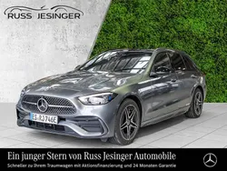 Metalliclack selenitgrau Gebraucht 2025 Mercedes C300e AMG line Kombi | 58.850 € (Etwas zu teuer)