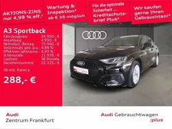 Schwarz Gebraucht 2023 Audi A3 Sportback e-tron Limousine | 24.950 € (Fairer Preis)