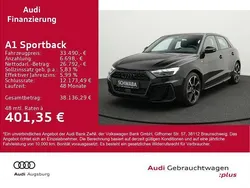 Mythosschwarz metallic Gebraucht 2023 Audi A1 Sportback S-Line Kleinwagen | 33.490 € (Etwas zu teuer)