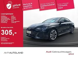 Schwarz Gebraucht 2024 Audi A3 S-Line Limousine | 32.770 € (Fairer Preis)