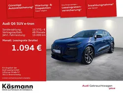 Ascariblau metallic Gebraucht 2024 Audi Q6 e-tron Edition .1 SUV | 69.850 € (Guter Preis)