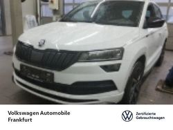 2y moonweiss metallic Gebraucht 2021 Skoda Karoq SportLine SUV | 28.850 € (Guter Preis)