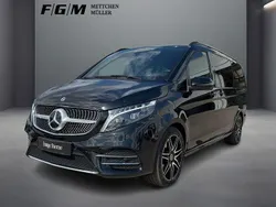 Obsidianschwarz metallic Gebraucht 2024 Mercedes V300 AMG line Van / Kleinbus | 67.690 € (Guter Preis)