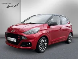 Dragon red metallic / dach schwarz Gebraucht 2020 Hyundai i10 N Line Kleinwagen | 14.989 € (Fairer Preis)