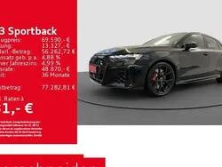 Schwarz Gebraucht 2025 Audi RS3 Sportback Ambiente Kleinwagen | 69.590 € (Guter Preis)