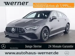 Lack mountaingrau (metallic) Gebraucht 2024 Mercedes CLA35 AMG Premium Limousine | 48.884 € (Guter Preis)