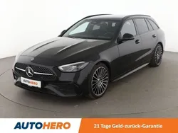 Schwarz Gebraucht 2022 Mercedes C220 AMG line Limousine | 37.870 € (Fairer Preis)