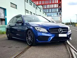 Blau Gebraucht 2018 Mercedes C250 AMG line Kombi | 20.500 € (Guter Preis)
