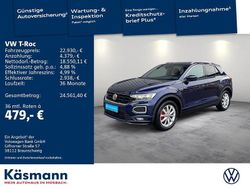 Blau Gebraucht 2018 VW T-Roc Sportline SUV | 22.930 € (Teuer)