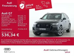 Mythosschwarz metallic Gebraucht 2023 Audi Q7 S-Line SUV | 68.310 € (Fairer Preis)