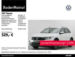 Pure white Gebraucht 2022 VW Tiguan Life SUV | 28.630 € (Fairer Preis)