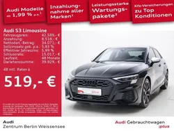 Mythosschwarz metallic Gebraucht 2023 Audi S3 Sport Limousine | 42.589 € (Fairer Preis)